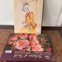 یک جلد کتاب نفیس (گلستان سعدی  )تمام گلاسه