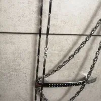 دو عدد گردنبند مردانه زنجیر مردانه