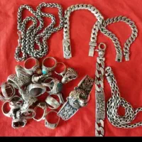 فروشنده و خریدار نقره شکسته و سالم