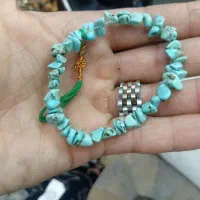 دستبند دست ساز با فیروزه اصل