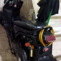 موتور  مزایده رنگ مشکی سالم به شرط