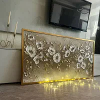 تابلو برجسته گل افشان