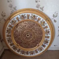 گل سقفی زیر لوستر سالنی دو عدد