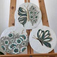 دیوارکوب سه تیکه طرح پرناز