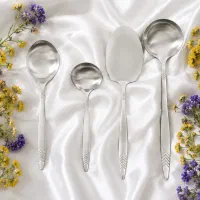 سرویس کفگیر و ملاقه و چای خوری و شربت خوری
