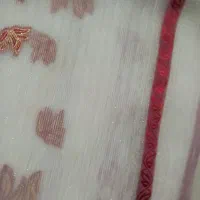 ۶متر پارچه حریر طرح دار پانچ نونونو