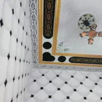 رنگ امیزی درو پنجره و ساختمان