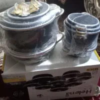 آشپز خانه سری قابلمه دیگ کوچیک تا بزرگ ۹تیکه