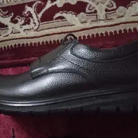 کفش چرم مشکی