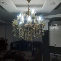 لوستر تمام برنج بزرگ نو نو