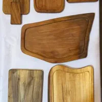 تخته سرو چوب طبیعی، سینی مزه و پذیرایی