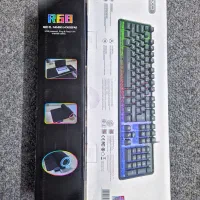 کیبورد گیمینگ مکانیکال و پد ماوس RGB آکبند نو پلمپ