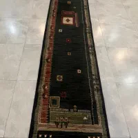 کناره ۴ متری ماشینی زمینه سبز در حد نو