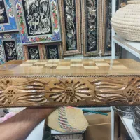تخته نرد گردو کنده کاری