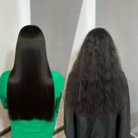 مدل برای کراتین ابریشم سازی مو