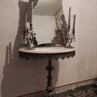 آینه شمعدان برنز