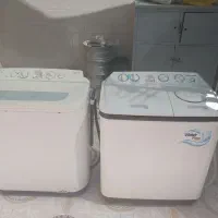 دو عدد ماشین لباسشویی دقلو