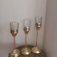 رومیزی . گلدان . جا شمعی