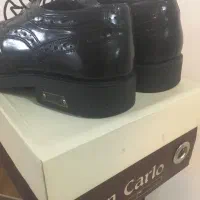 کفش مجلسی ورنی داخل چرم