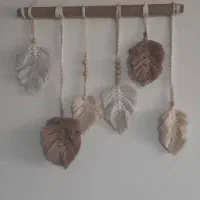 دیوارکوب مکرومه و سرخپوستی