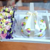 باکس گل و کیک ، جعبه دفاعیه ، باکس پول ،کادویی و.