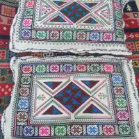 دو عدد پشتی دست باف جوکی