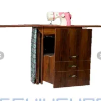 میز چرخ خیاطی چندکاره سفید رنگ