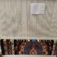 قالی نیمه بافته شده