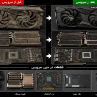 سرویس تخصصی کارت گرافیک در منزل