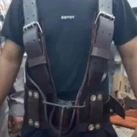 کمربند علم کشی هیکلی محرم چرم طبیعی اصل