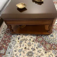 میز جلو مبلی وعسلی ست تمام چوب