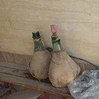 قرابه شیشه ای قدیمی