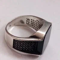 انگشتر عقیق مشکی