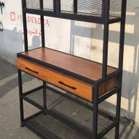 کافی بار فلزی چوبی کد ۷۸۹۹ شلف اشپرخانه