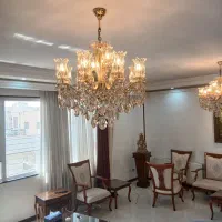 یک جفت لوستر ۸ شعله در حد نو