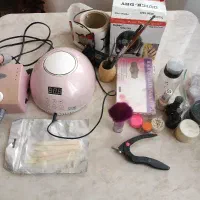 سوهان ناخن ماراتن اصلی ودستگاه UV و مینی فن