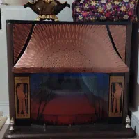 بخاری گازسوز ۳۶۰۰۰ مدل مهر آذر طرح شومینه