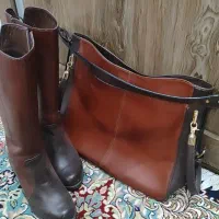کیف وب بوت چرم اصلی نو