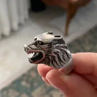 انگشتر تقره دست‌ساز