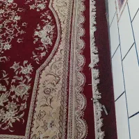 دوعددقالی 12 زرشکی ویک قالی 12 گردوی ویک6  گردوی