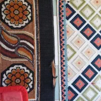 یک فرش آشپزخانه جاجیم