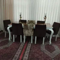 ست کامل مبل هفت نفره و ناهار خوری هشت نفره