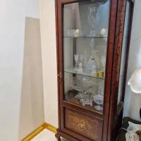 ویترین چوبی منبت کاری