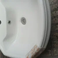 روشویی طلاکوب  سنگی  الماس غرب اصل