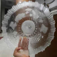 کاسه میوه خوری بلور آنتیک