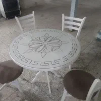میز غذا خوری کم‌جا  ۴ نفره بسیار شیک