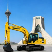 خاکبرداری گودبرداری تخریب با بیل مکانیکی لودر...