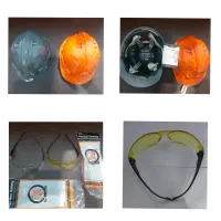 ۱۰عدد کلاه ایمنی persian safety دورف۷- ۴۰ عدد عینک