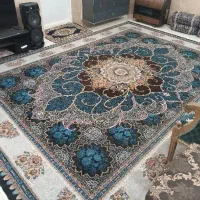 فرش قالی 12 متری 700 شانه 2550 تراکم مهریس کاشان