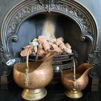 سطل زغال و‌خاکستر انتیک هلندی
